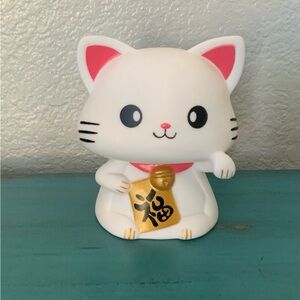 Smoko Lucky Cat Ambient Light  - White Good Fortune